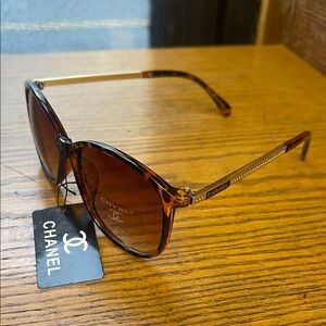 CHANEL Tortoise Shell Sunglasses